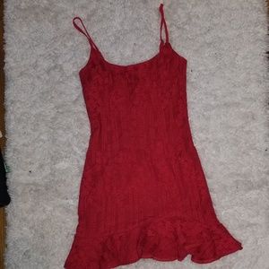 Fashionnova Red Lace Red